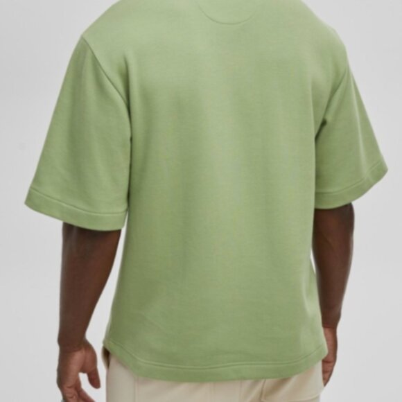 Mode of One Men's Relaxed-Fit Textured T-Shirt Epsom Size XXL - Picture 2 of 6